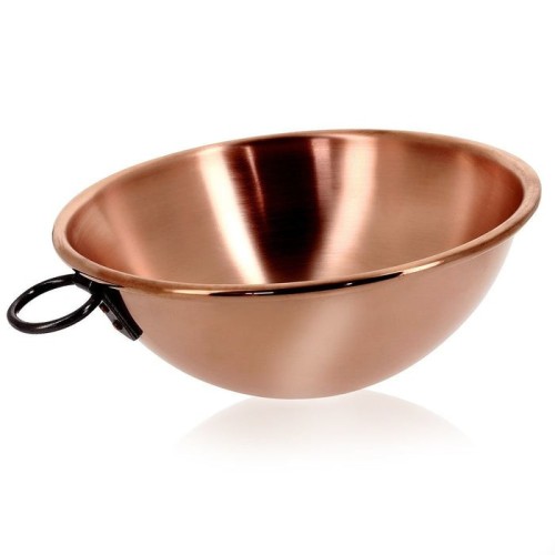 Cuenco de cobre inocuivre de buyer con agarradera anular