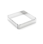 De buyer patisserie frame acero ajustable cuadrado 20-37 cm