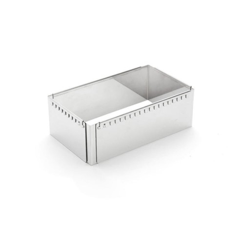 De buyer patisserie frame acero ajustable cuadrado 21-40 cm