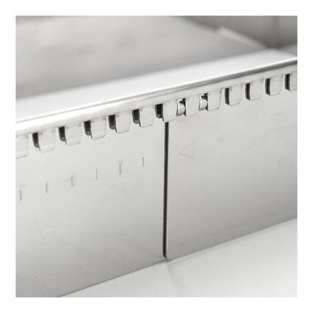De buyer patisserie frame acero ajustable cuadrado 21-40 cm