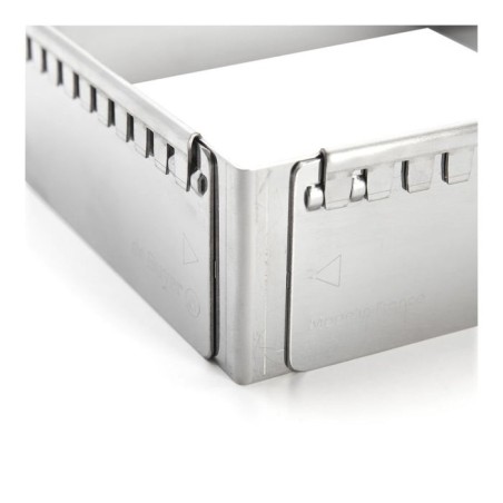 De buyer patisserie frame acero ajustable 30-57 cm cuadrado
