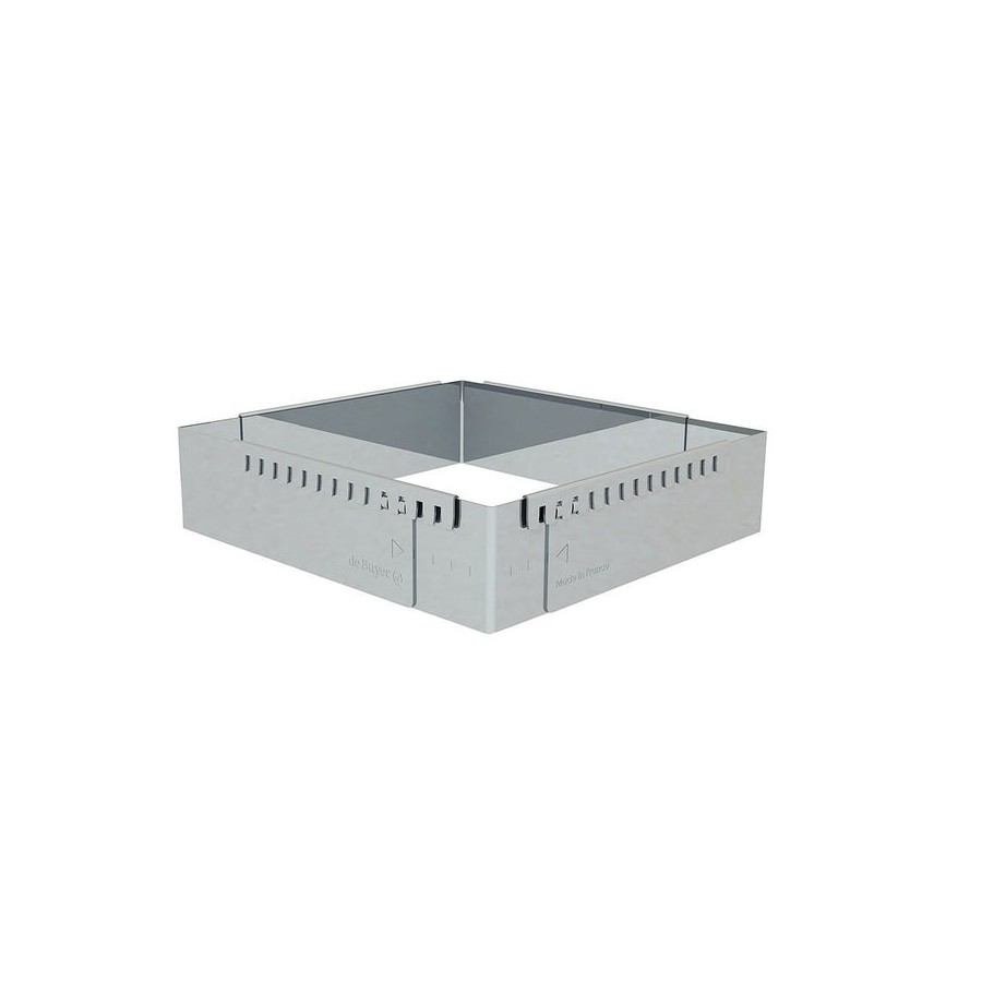 De buyer patisserie frame acero ajustable max 56-84 cm rectangular.
