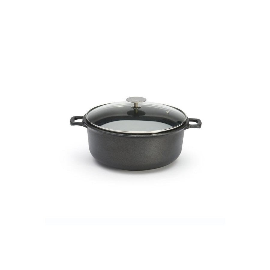 De buyer choc extreme saucepot con tapa de cristal induccion 24cm