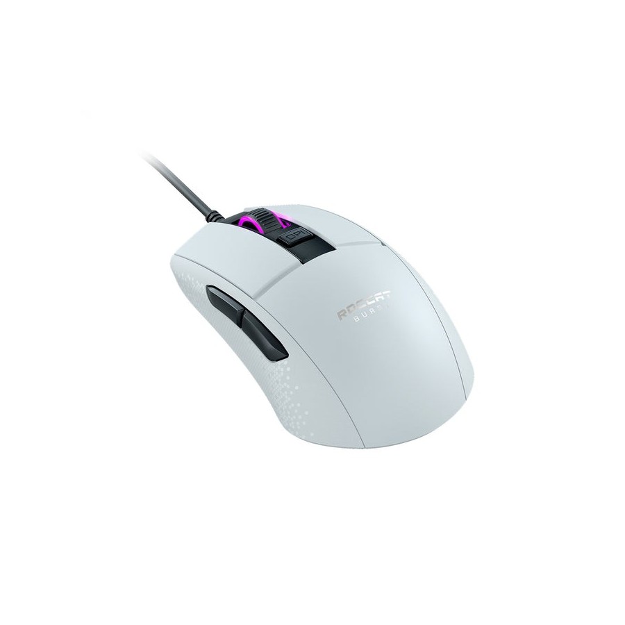 Raton para juegos roccat burst core blanco rgb