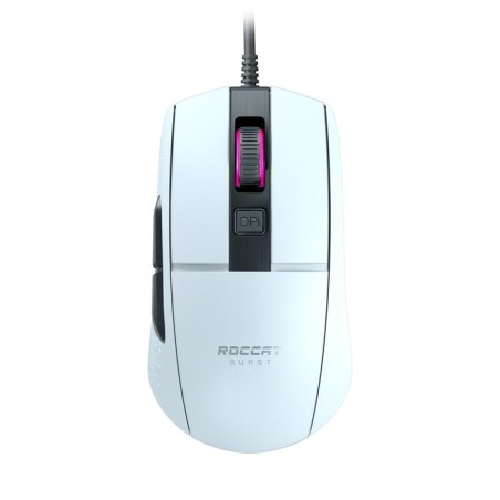 Raton para juegos roccat burst core blanco rgb