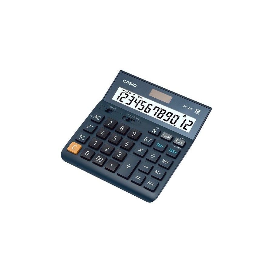Casio calculadora de oficina sobremesa negro 12 dígitos dh-12et