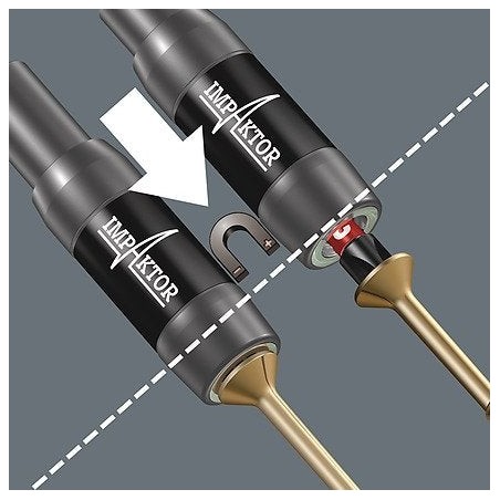 Wera bit-check 10 impaktor 2, 1/4", 10-teilig, bit-satz 05057682001