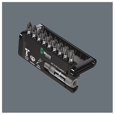 Wera bit-check 10 pz impaktor 1, 1/4", 10-teilig, bit-satz 05057684001