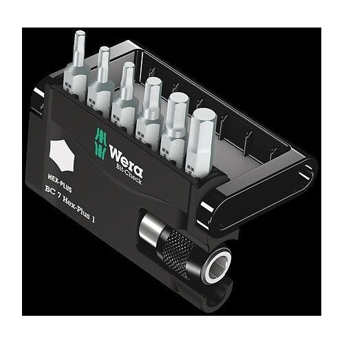 Wera bit-check 7 hex-plus 1