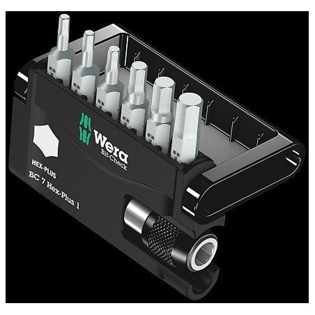 Wera bit-check 7 hex-plus 1