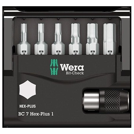 Wera bit-check 7 hex-plus 1