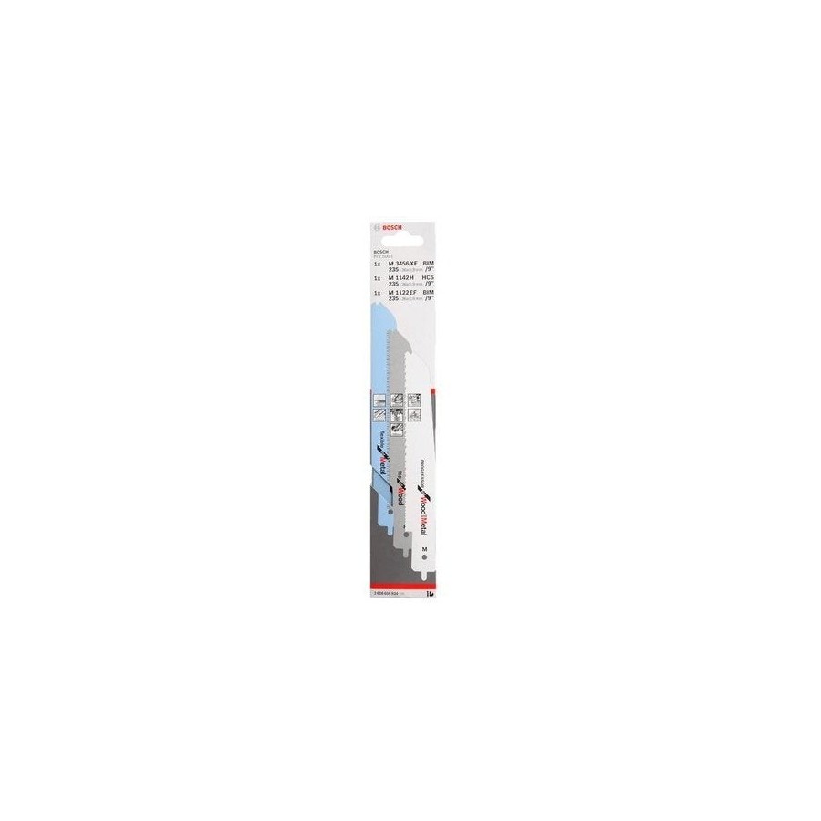 Bosch 3 piezas. juego de hojas de sierra para pfz 500 e