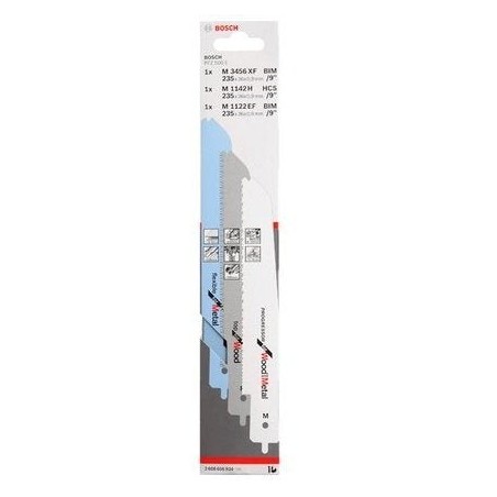 Bosch 3 piezas. juego de hojas de sierra para pfz 500 e