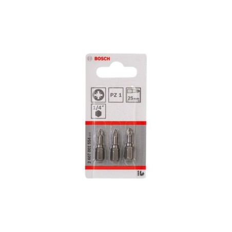 Punta de destornillador bosch 3pct pz ph2 xh 25mm