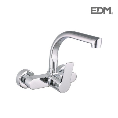 Grifo monomando de cocina. caño bajo. empotrado. serie exelence edm