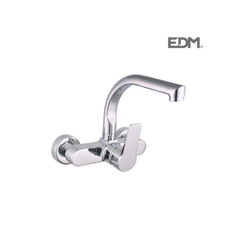 Grifo monomando de cocina. caño bajo. empotrado. serie exelence edm