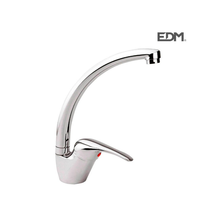 Grifo monomando de cocina.caño alto. edm