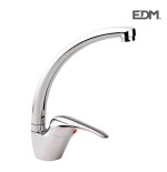 Grifo monomando de cocina.caño alto. edm