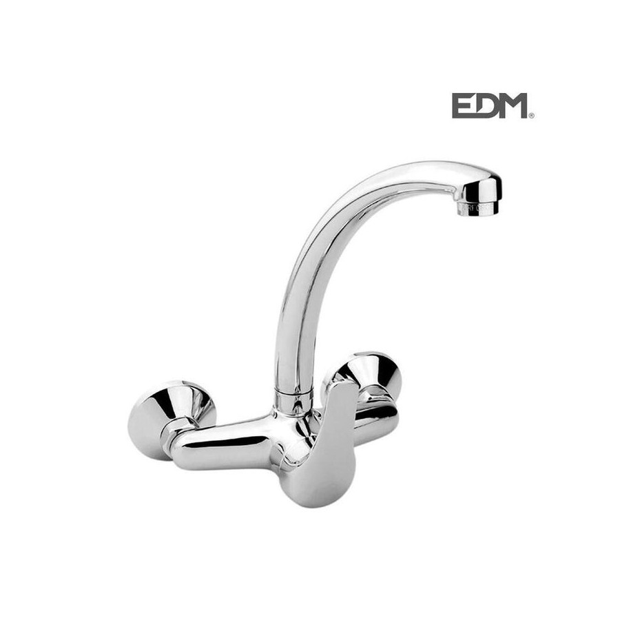 Grifo monomando de cocina.caño alto. empotrado. edm