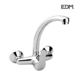 Grifo monomando de cocina.caño alto. empotrado. edm