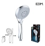 Mango de ducha anticalcareo. moderno. 6 funciones. color cromo. edm