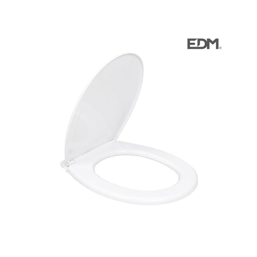 Tapa wc basic blanca 600g con tornillos edm