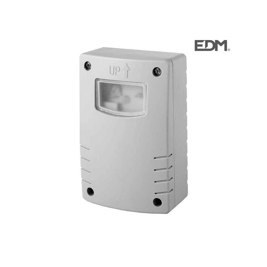 Detector crepuscular de superficie ajustable edm
