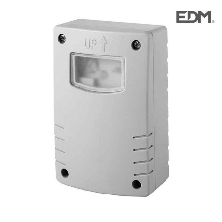 Detector crepuscular de superficie ajustable edm