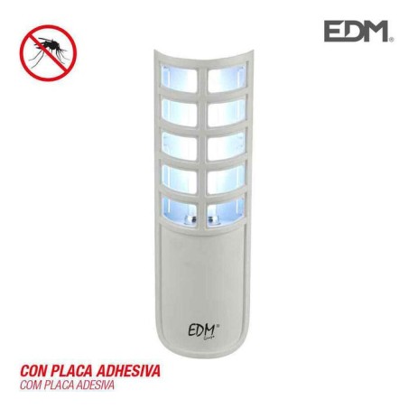 Exterminador de insectos electrico 9w con placa adhesiva 220-240v edm