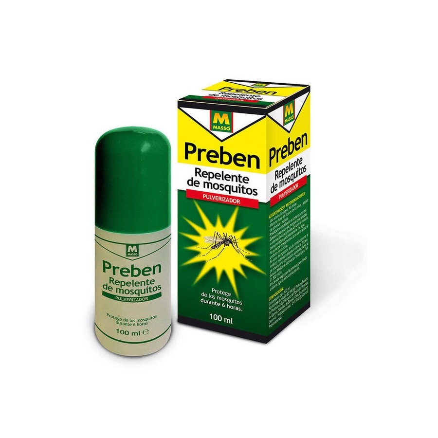 Repelente antimosquitos spray 100ml preben masso