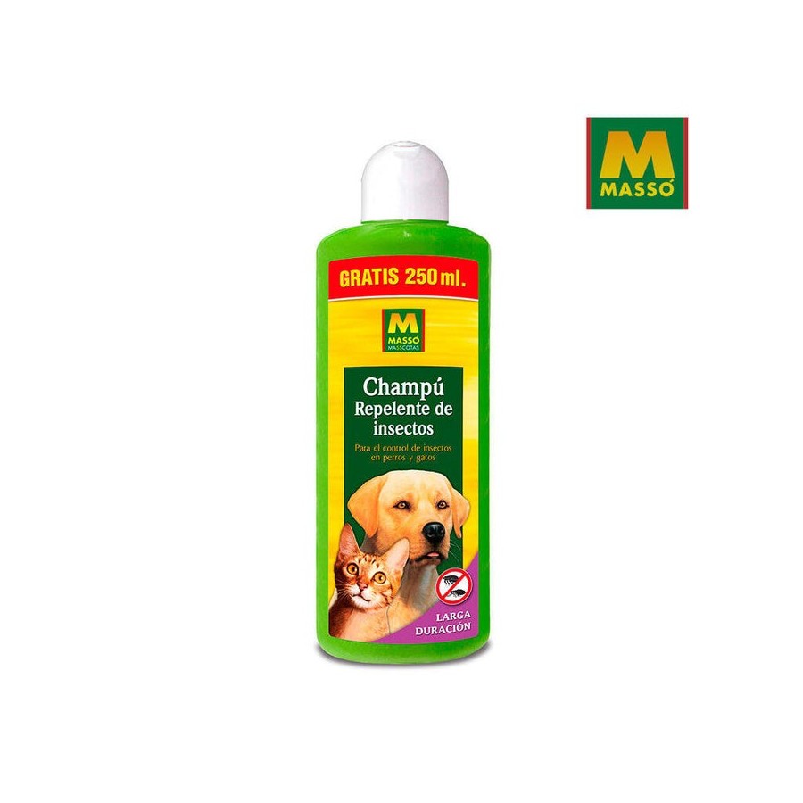 Champu repelente insectos para mascotas 1 l. 231038n masso
