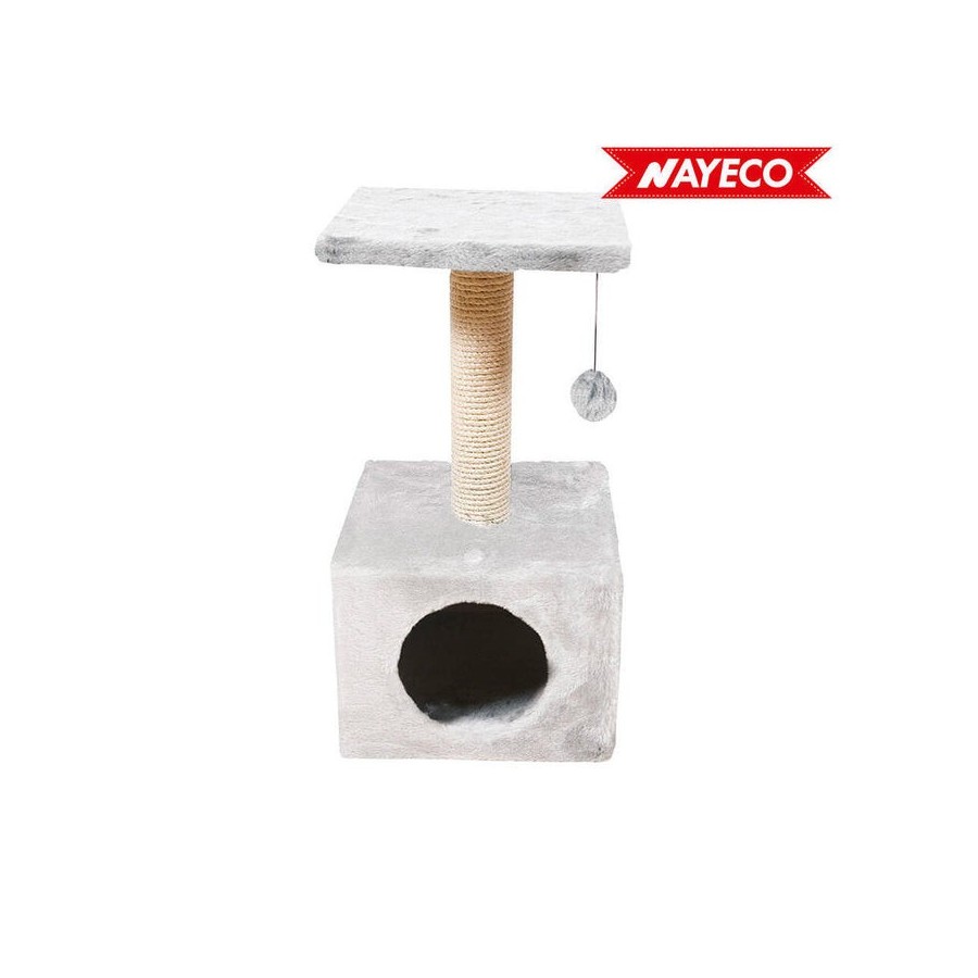 Rascador savanna town gris claro 60x30x30cm nayeco