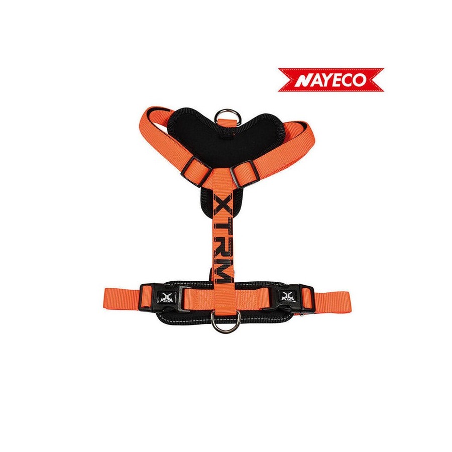 Arnes x-trm cronos neon flash 35-60x1.5cm naranja nayeco