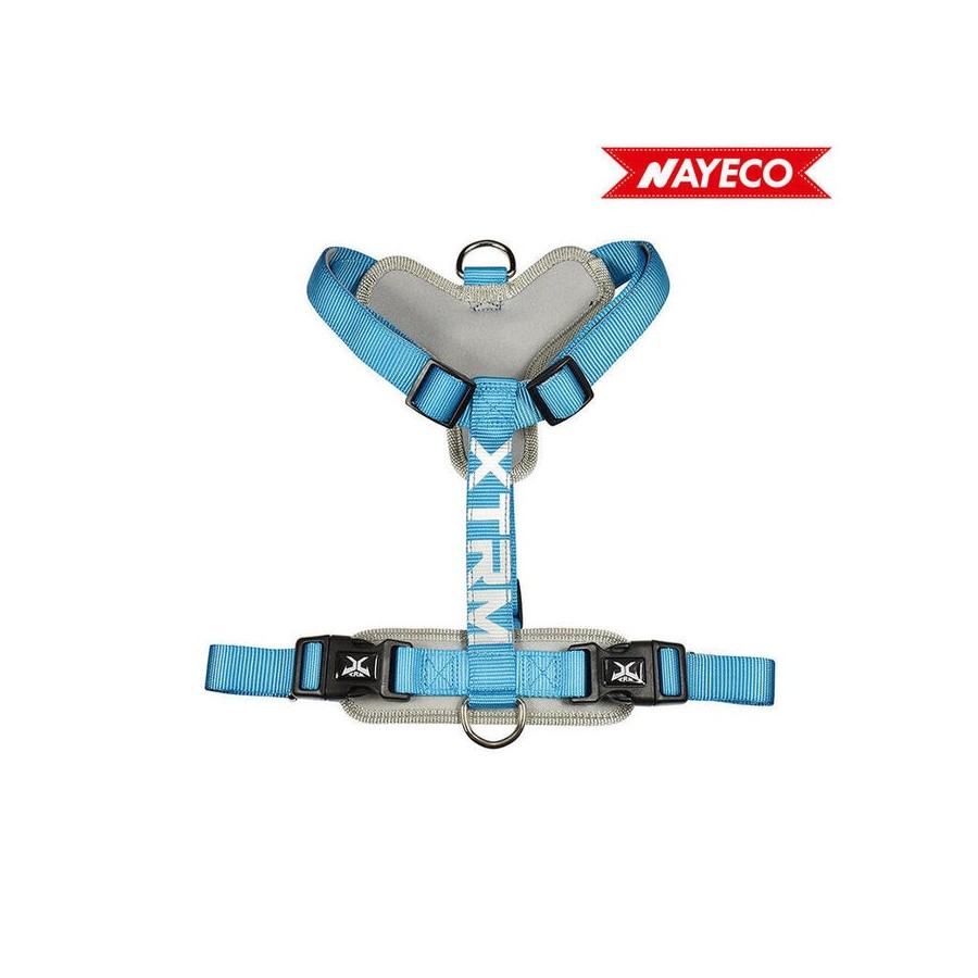 Arnes x-trm cronos neon flash 35-60x1.5cm azul nayeco