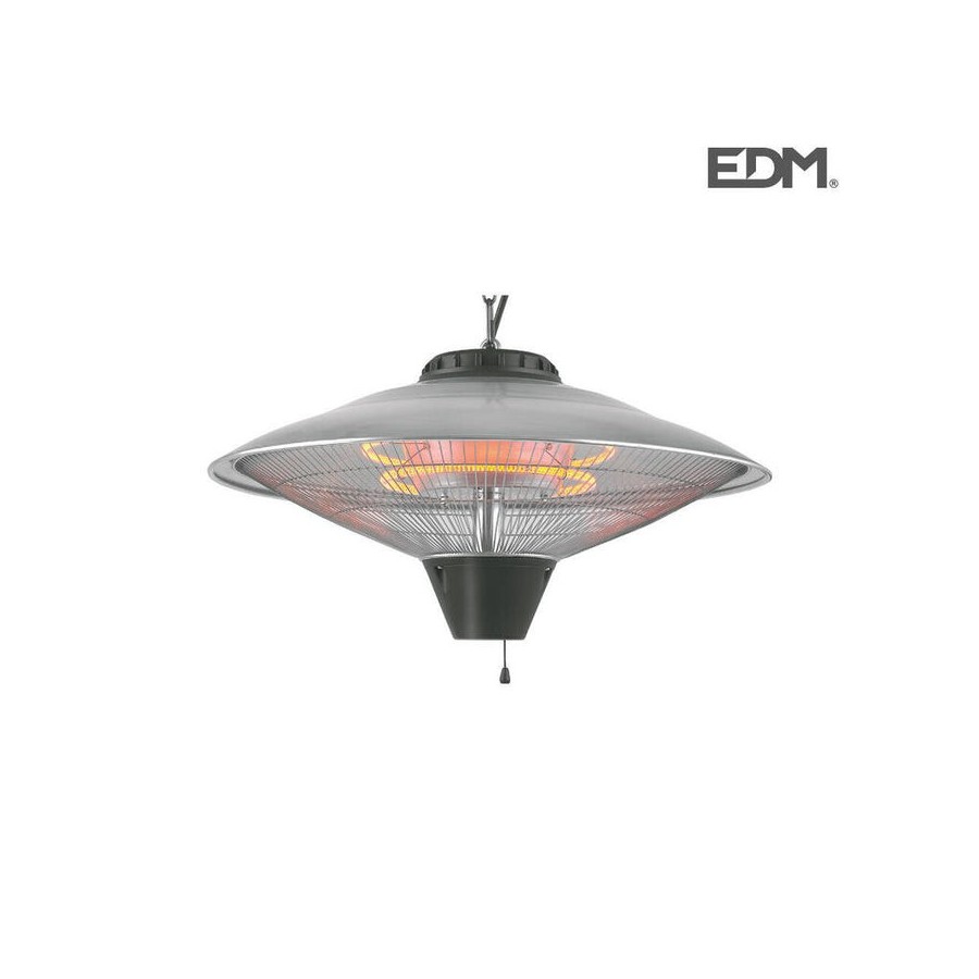 Estufa de cuarzo de exterior - de techo - 2100w - edm