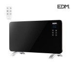 Convector placa cristal 1500w edm