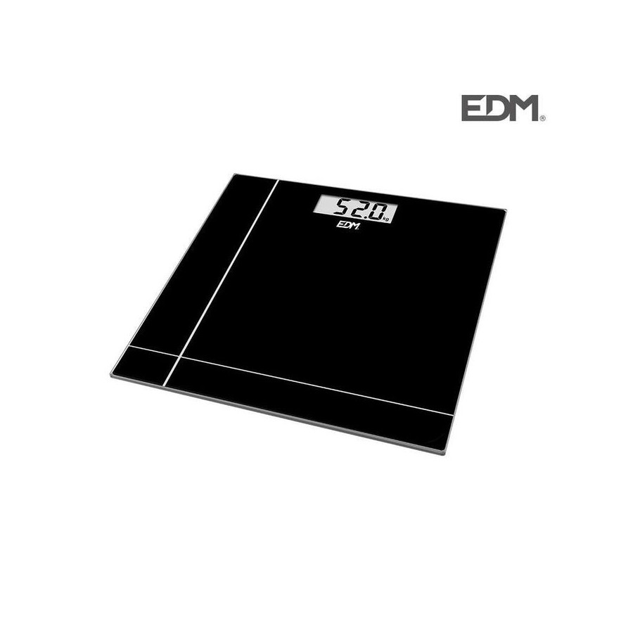 Bascula negra max 180kg edm
