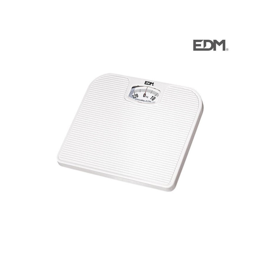 Bascula de baño mecanica max. 130kg edm