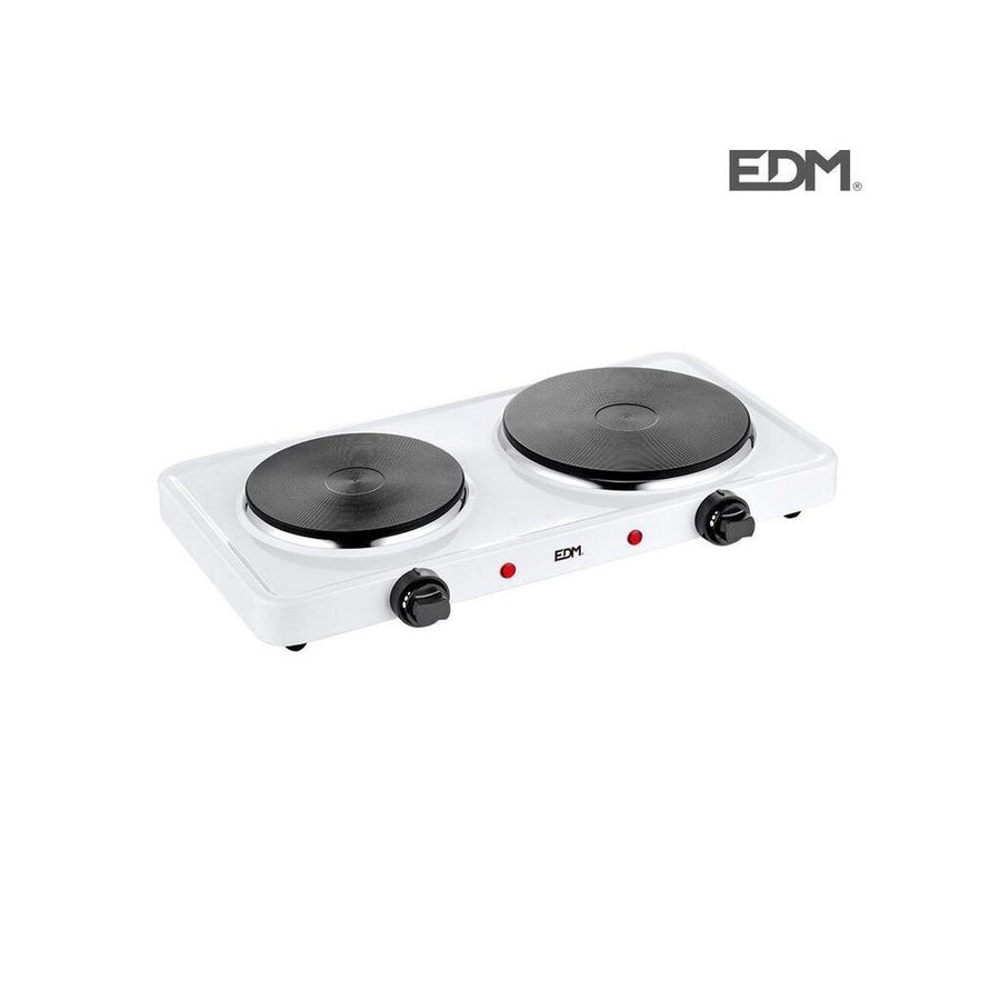 Hornillo eléctrico - 2 fuegos - 1000-1500w - edm