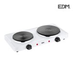 Hornillo eléctrico - 2 fuegos - 1000-1500w - edm