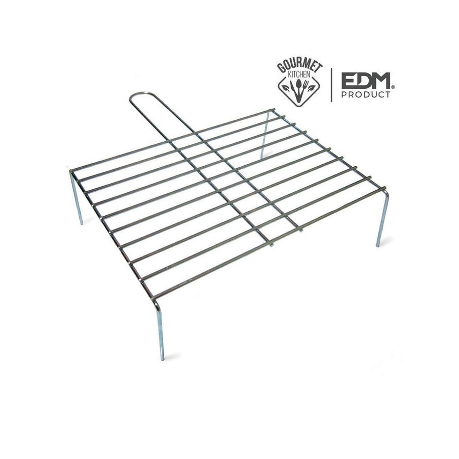 Parrilla con pie simple 30x27cm edm