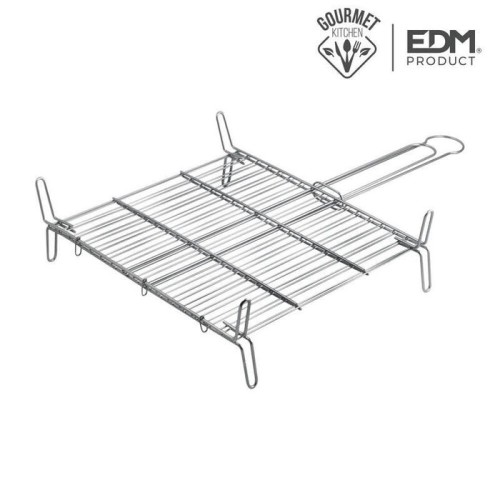 Parrilla doble 25x25cm edm
