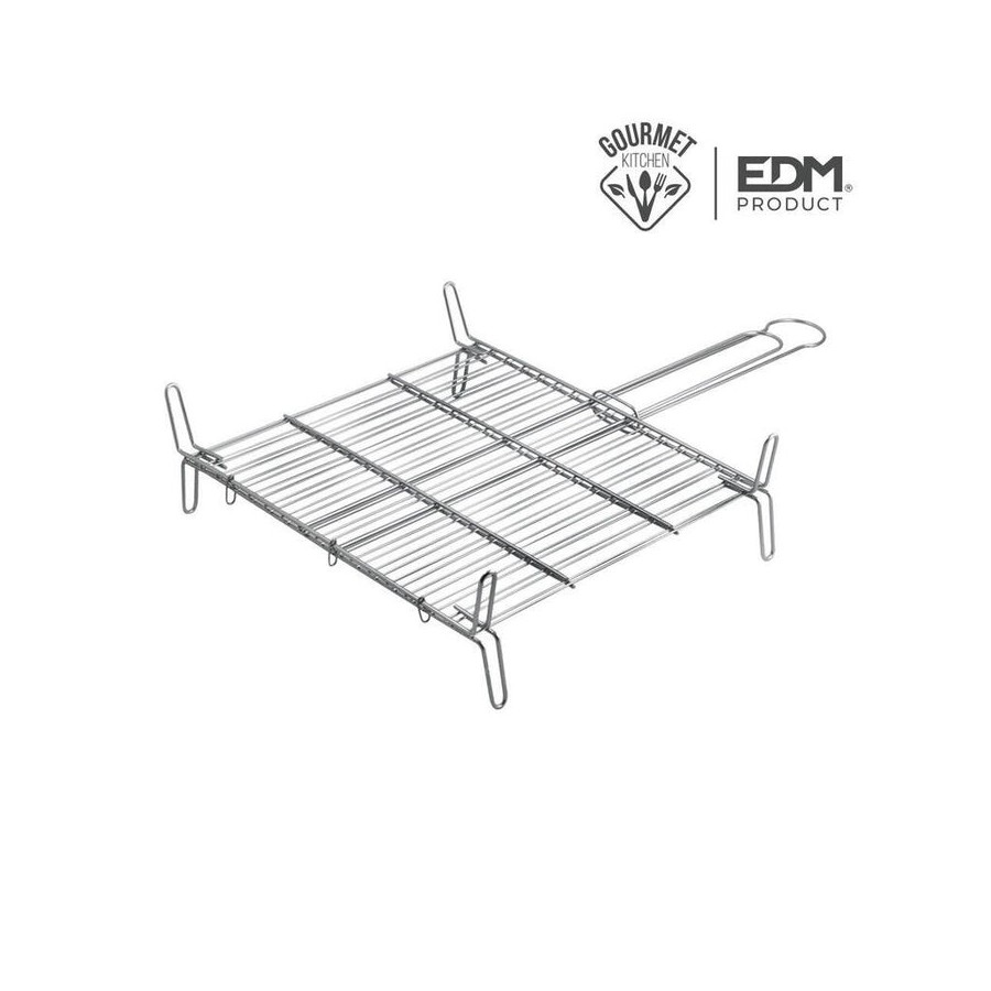 Parrilla doble 50x50cm edm