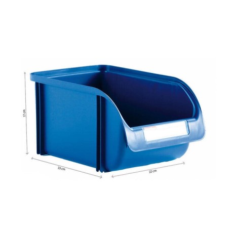 Contenedor 22cm color titanium azul