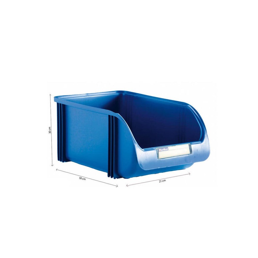 Contenedor 30cm color titanium azul