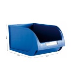 Contenedor 40cm color titanium azul