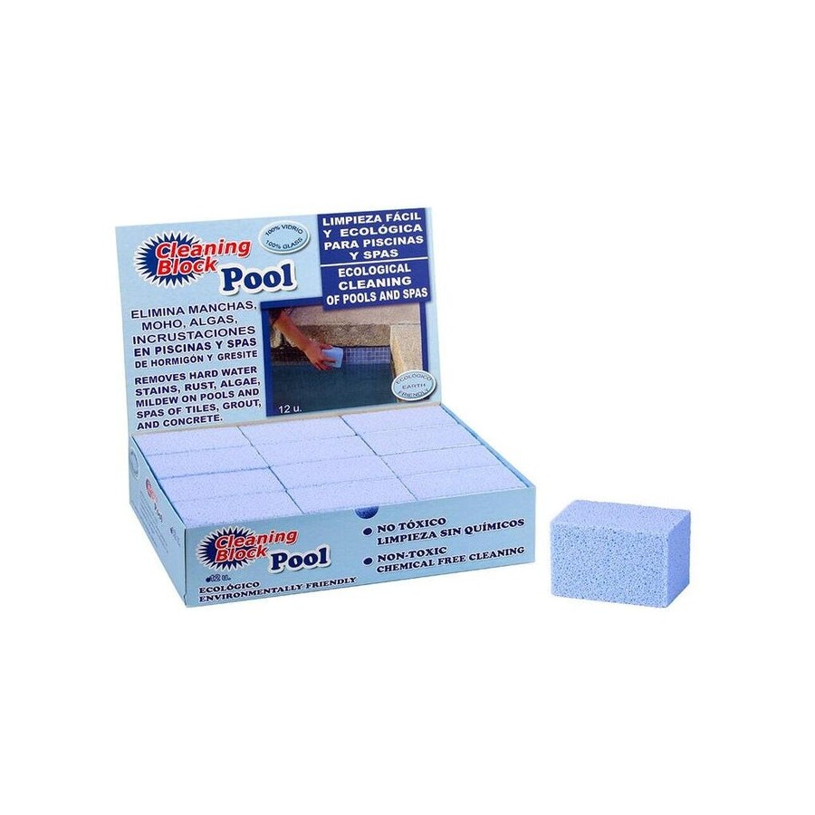 Cleaning block para piscina pack de 12 unid.