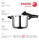 Olla super rápida rapid 8l inox 18/10 fagor