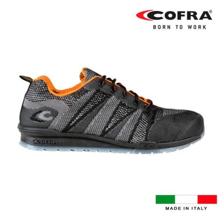 Zapatos cde seguridad cofra fluent black s1 talla 43