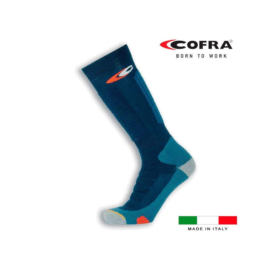 Calcetin top winter azul s (39-41) cofra